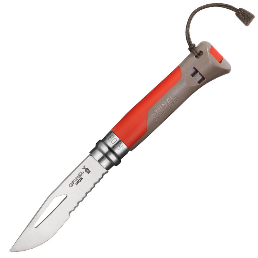 Nóż składany Opinel No.8 Outdoor Earth Red