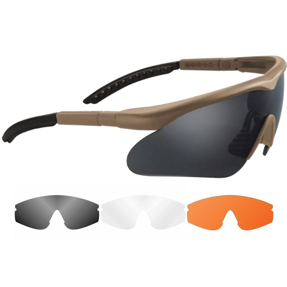 Okulary taktyczne Swiss Eye Raptor - Coyote