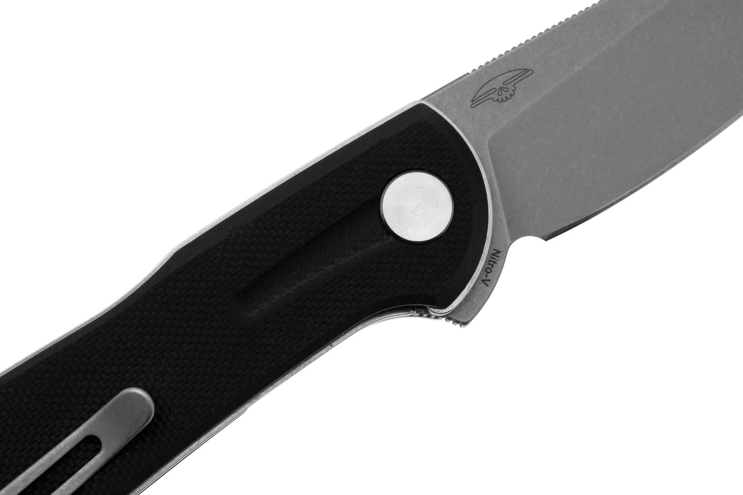 Nóż składany Real Steel Valore Silver Blade 7091BS - Black