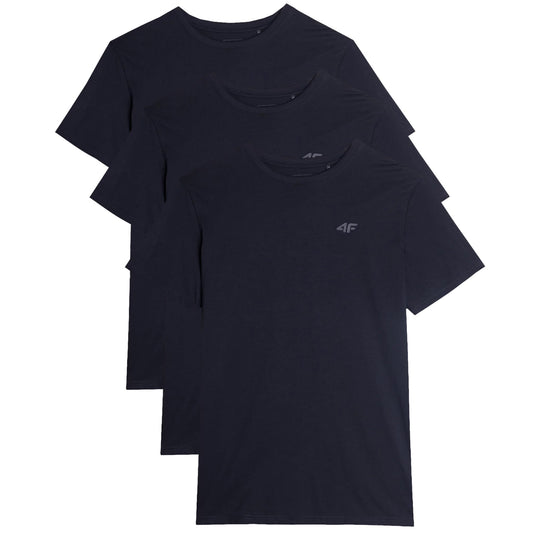 Koszulka T-shirt 4F TTSHM0876 Ciemny Granat - 3 szt.