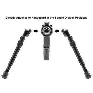 Dwójnóg składany UTG Recon Flex 8-12" M-LOK TL-BPDM02 - Black