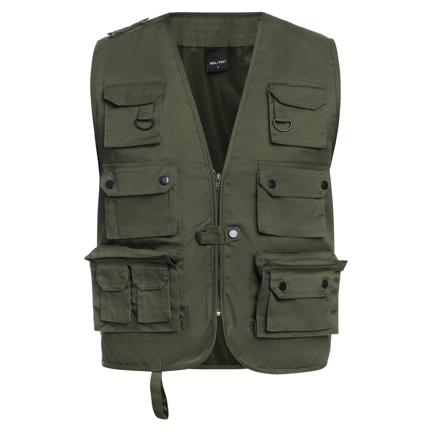 Bezrękawnik Mil-Tec Hunt & Fishing Mesh - Olive