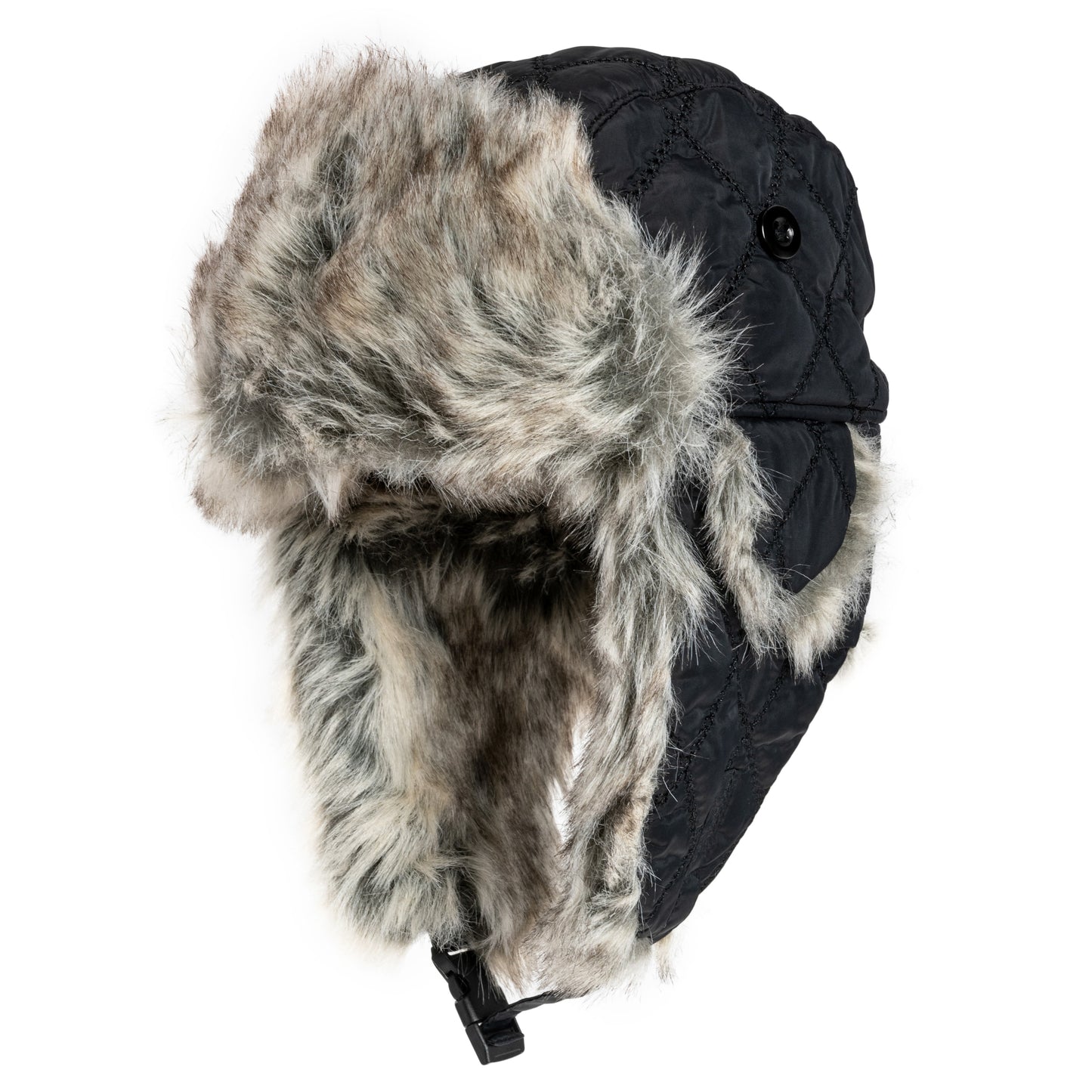 Czapka Mil-Tec Winter Faux-Fur - Black