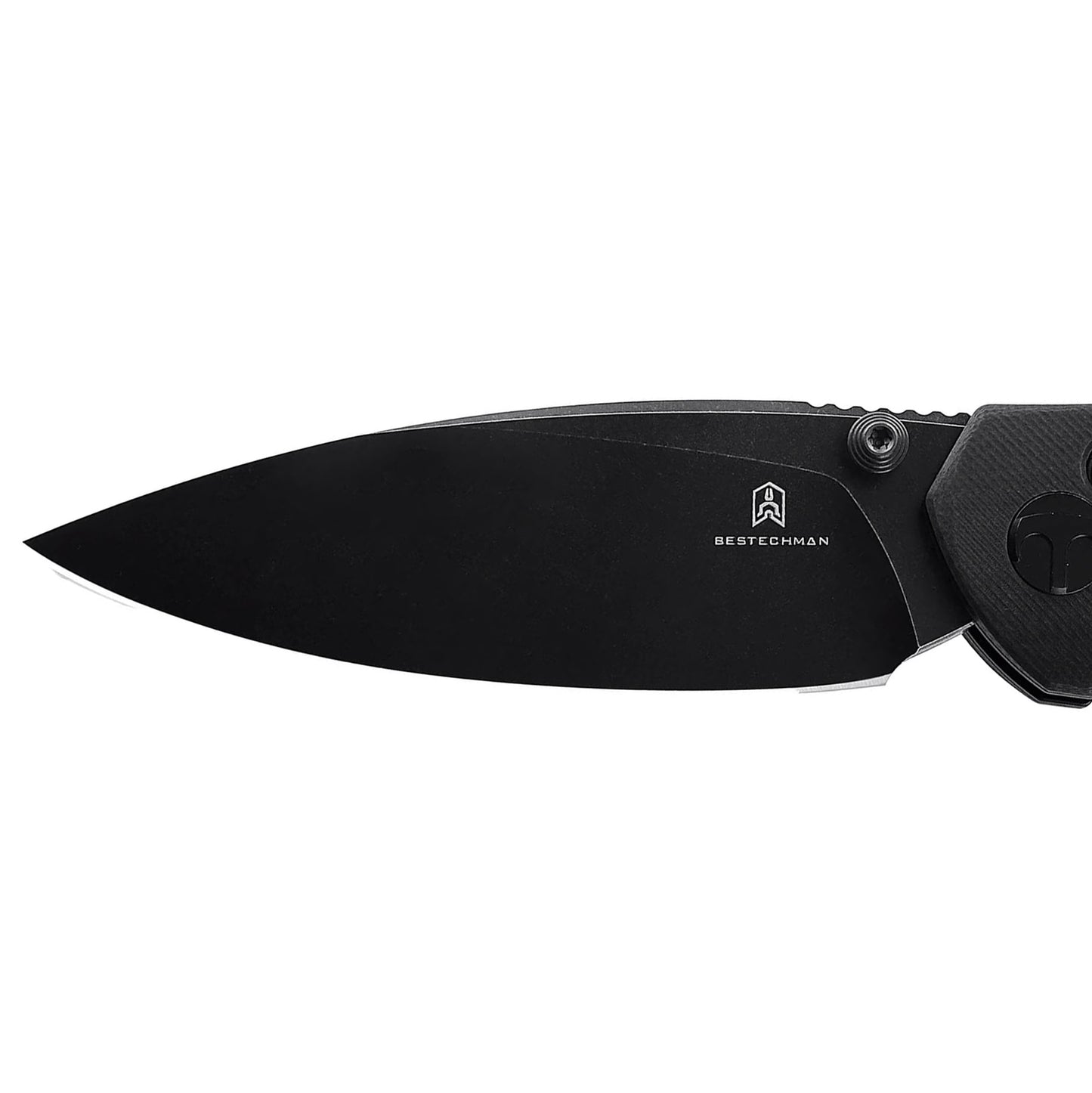 Nóż składany Bestechman Ronan Black Titanized Stonewash - Black
