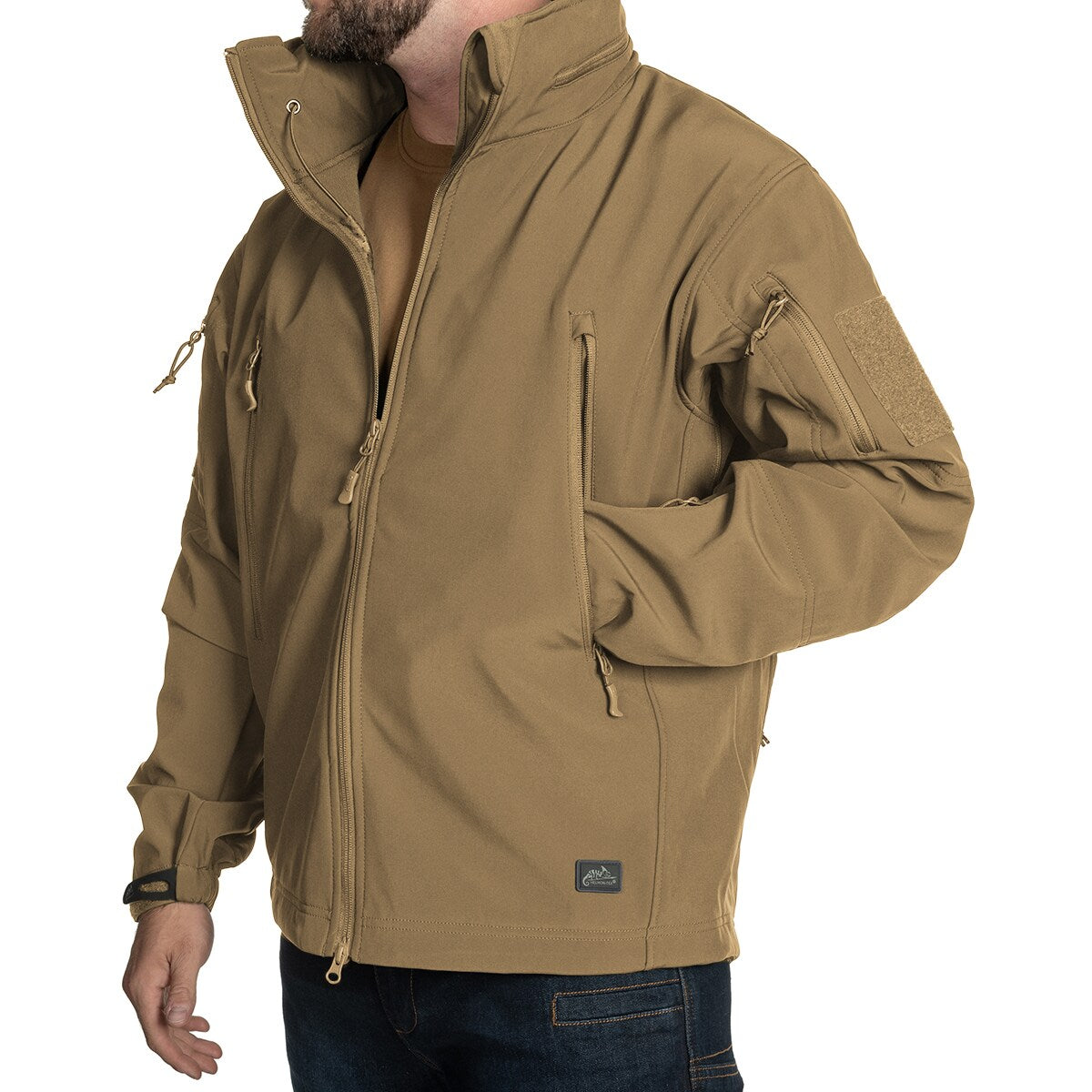 Kurtka Helikon Gunfighter Softshell Shark Skin Windblocker - Coyote