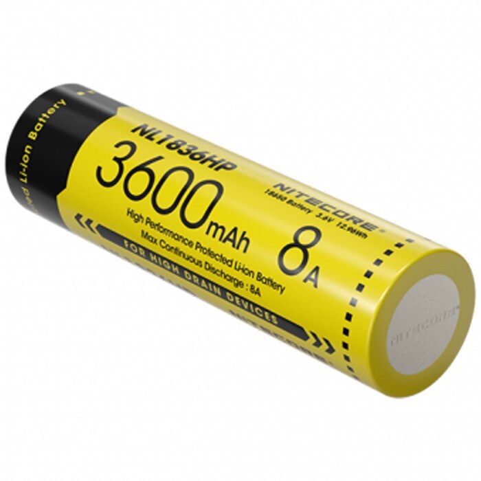 Akumulator Nitecore NL1836HP 18650 3,6 V High Performance - 3600 mAh