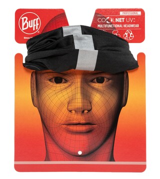 Chusta ochronna Buff Safety Coolnet UV Reflective - R-Solid Black