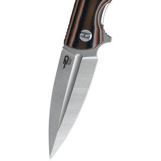 Nóż składany Bestech Knives Fin Satin - Black/Orange/Beige