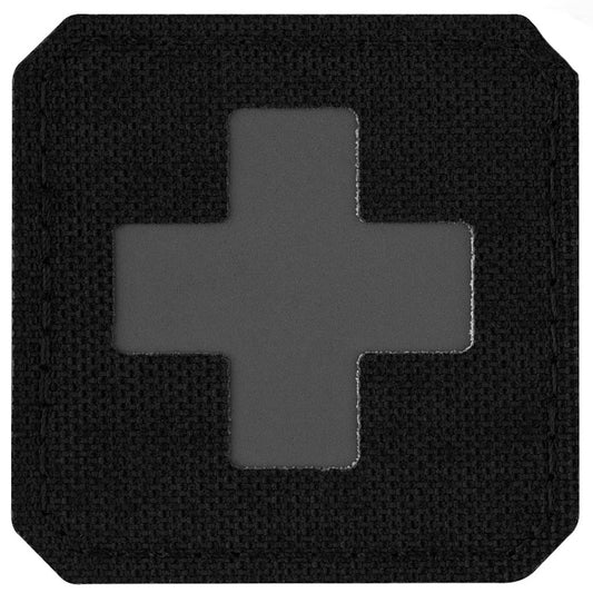Naszywka medyczna M-Tac Medic Cross Laser Cut - Black/Grey
