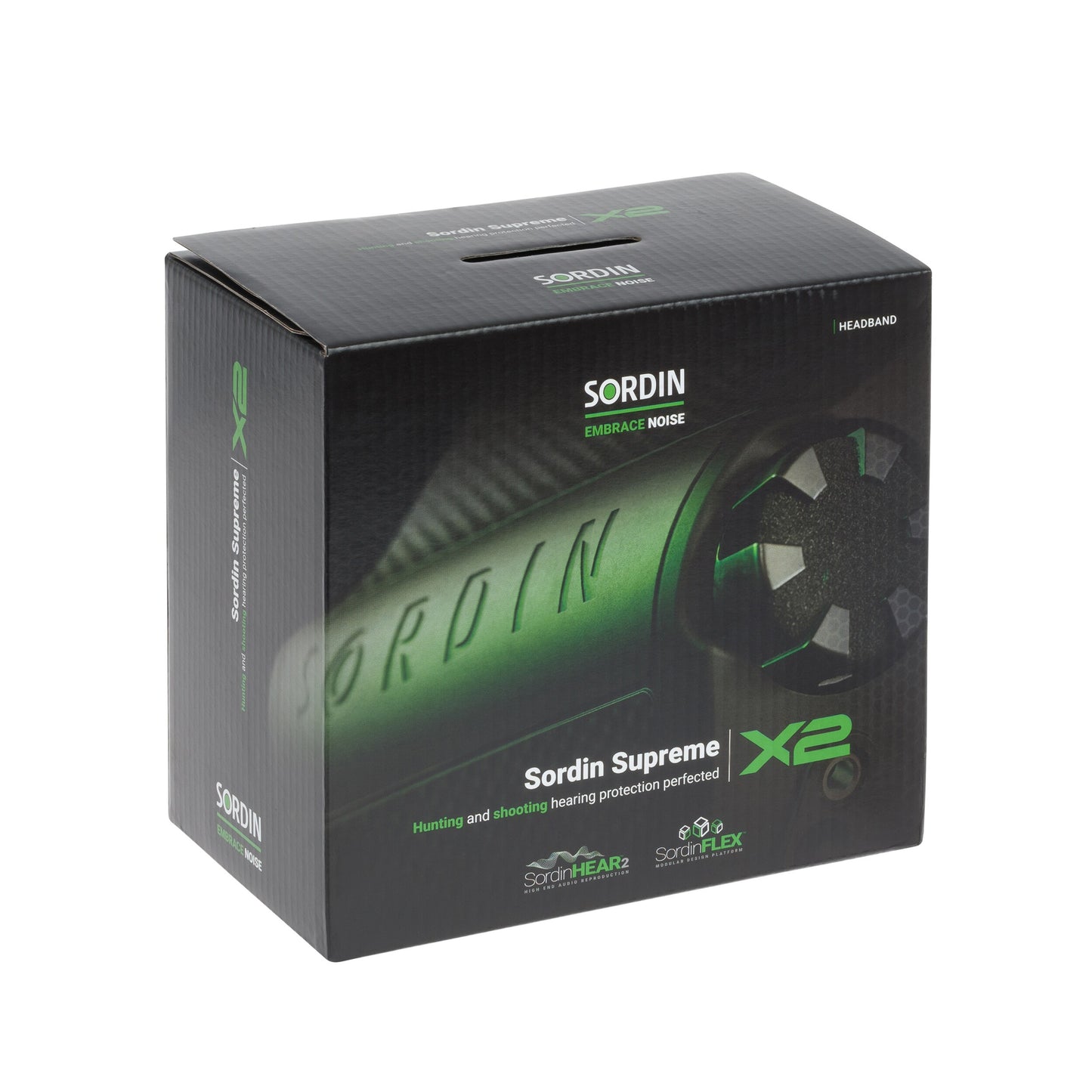 Ochronniki słuchu aktywne Sordin Supreme X2 Memoryfoam Headband - Green