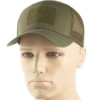 Czapka z daszkiem M-Tac Vent plus velcro Flex Rip-Stop - Dark Olive