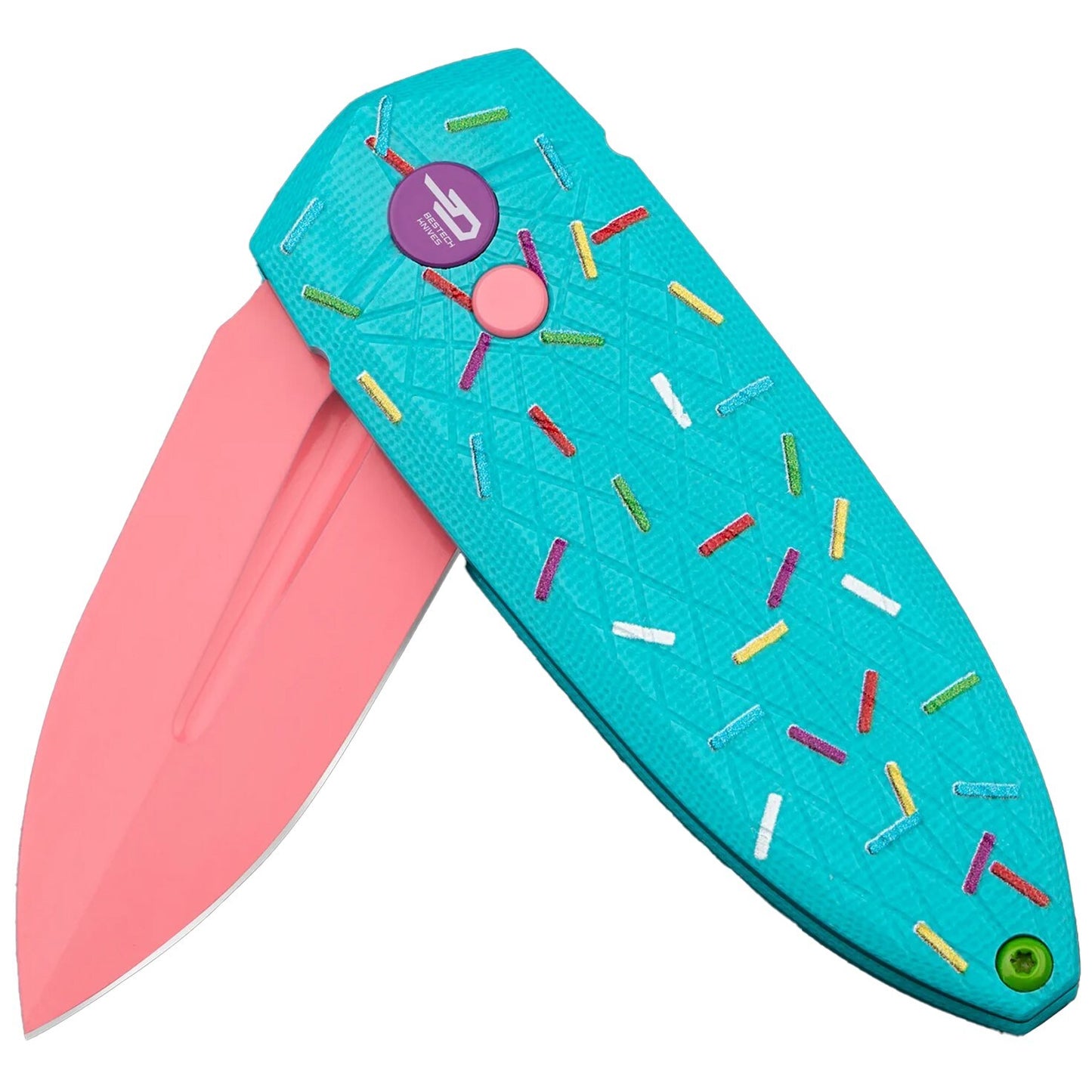 Nóż składany Bestech Knives QUQU G10 - Blue Sprinkle