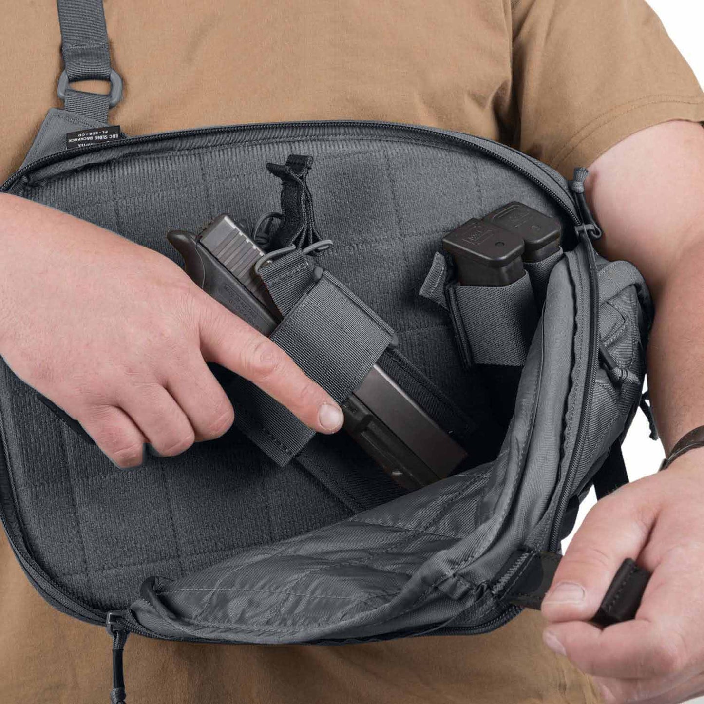 Plecak Helikon EDC Sling Cordura 6,5 l - Shadow Grey