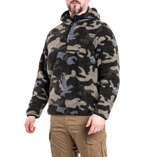 Polar Brandit Teddyfleece Worker Pullover - Dark Camo