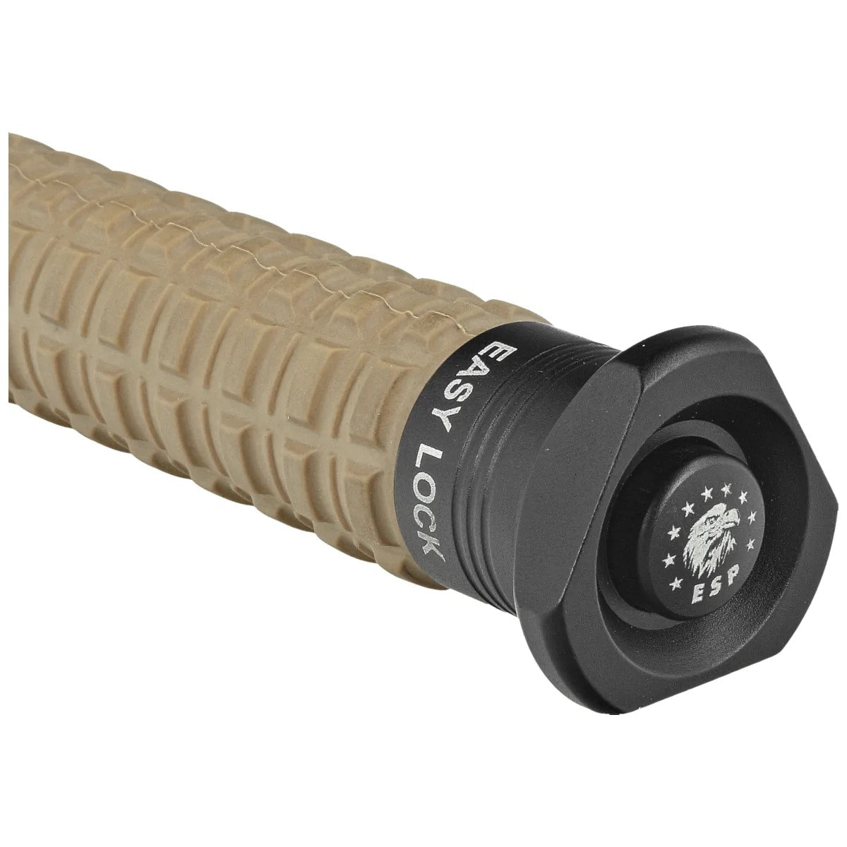 Pałka teleskopowa ESP Easy Lock Button Triangle End hartowana 18"- Khaki