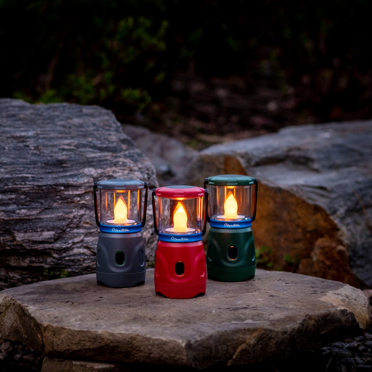 Lampa kempingowa Olight Olantern Moss Green - 360 lumenów