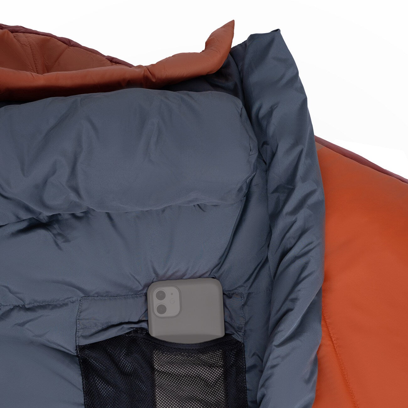 Śpiwór Alpinus Primalight Pro 1200 Pomarańczowy - prawy