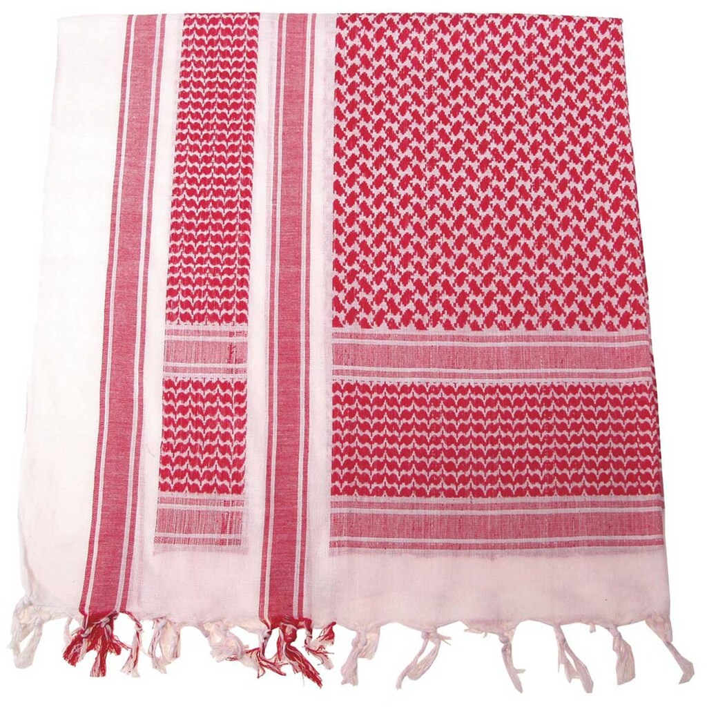Arafatka chusta ochronna MFH Shemagh - Red/White