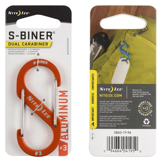 Karabińczyk Nite Ize S-Biner Aluminium Dual Carabiner 3 Orange