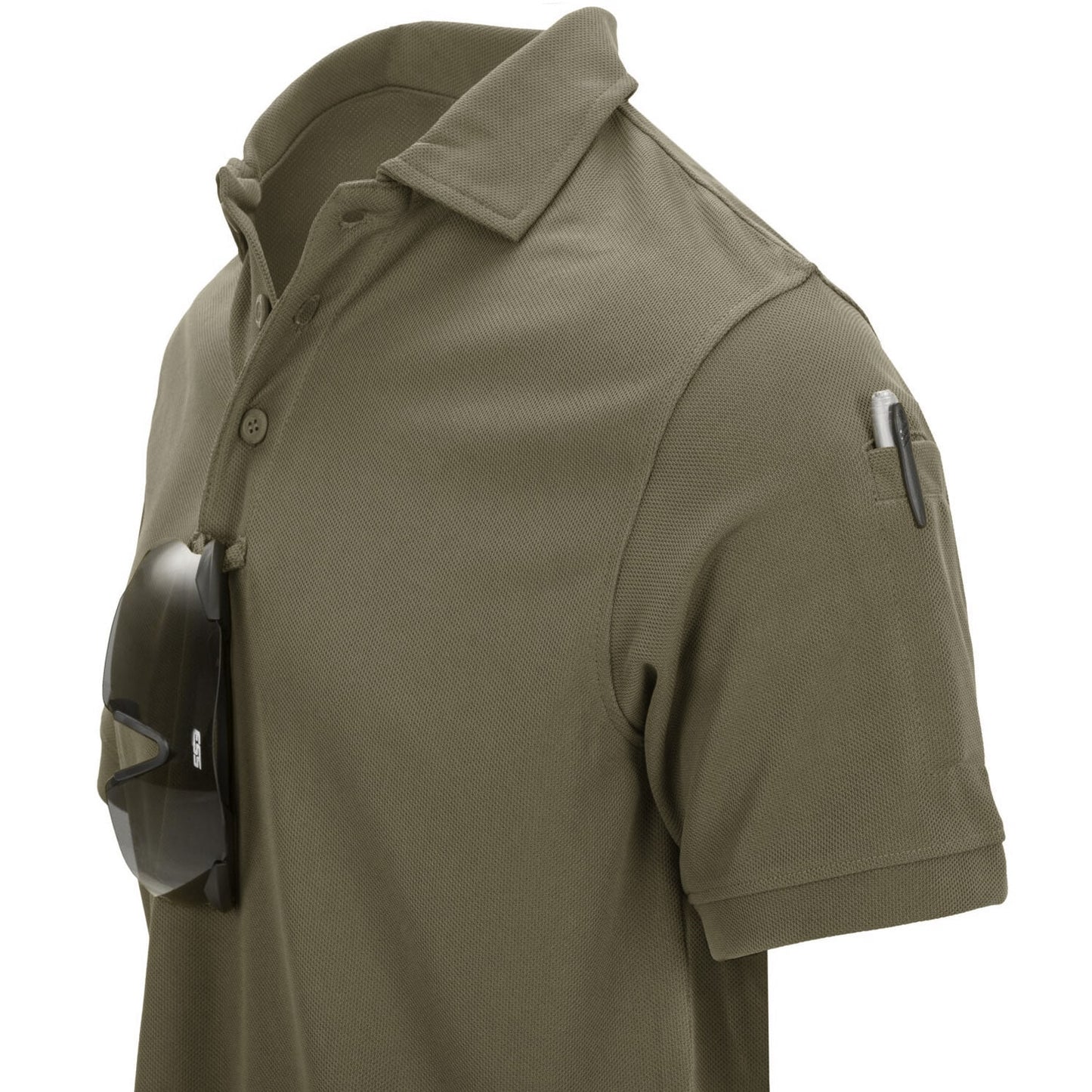 Koszulka termoaktywna Polo Helikon UTL TopCool - Olive Green
