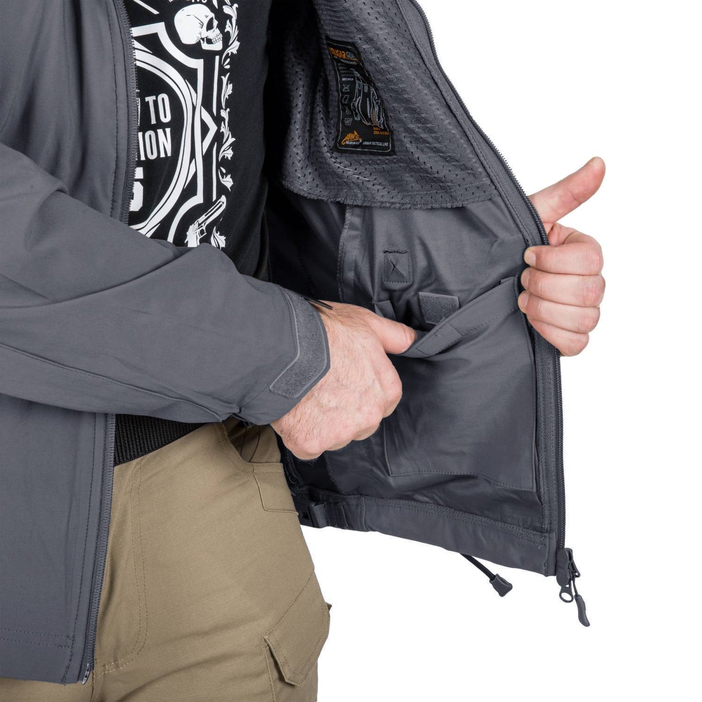 Kurtka Helikon Cougar Softshell Windblocker QSA HID - Shadow Grey