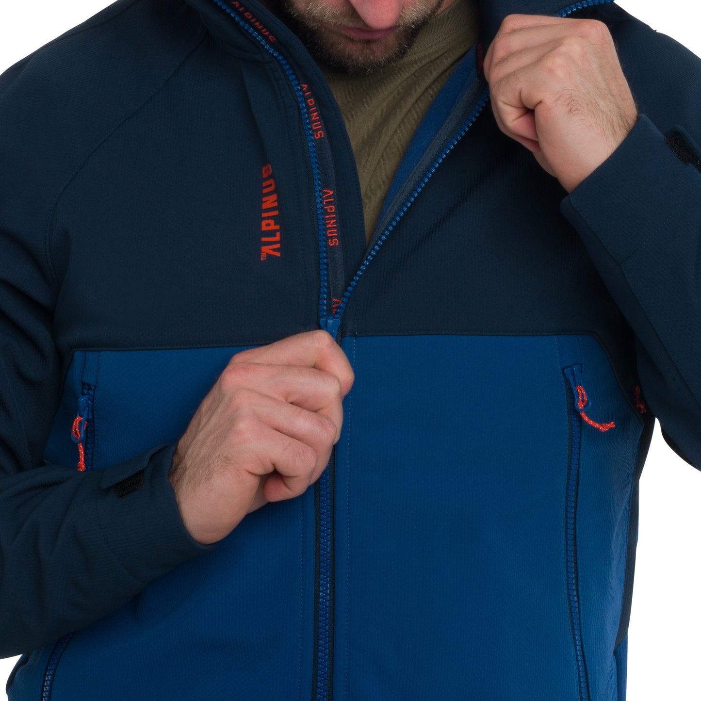 Kurtka Alpinus Softshell Pelat - Niebieska