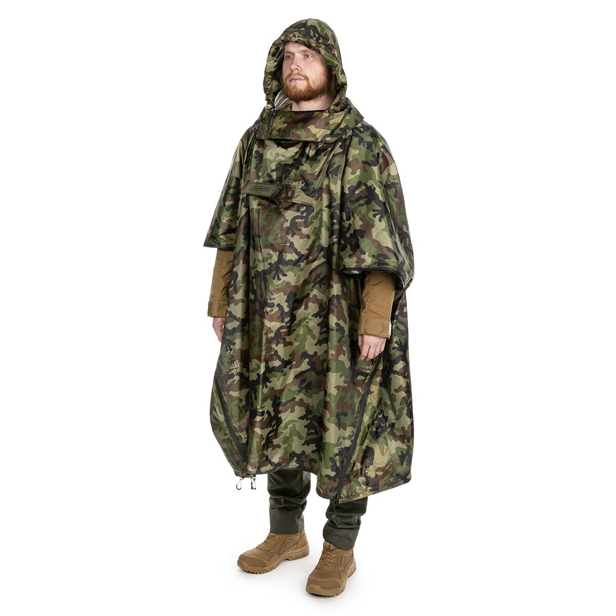 Śpiwór termiczny Bushmen Hideout Thermo Bivy bag z moskitierą - Camo
