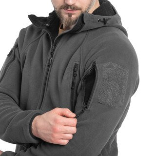 Polar Helikon Patriot Mk2 Hybrid Fleece - Shadow Grey/Black