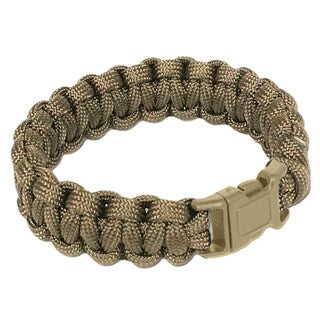Bransoletka Paracord Mil-Tec klamra - Coyote