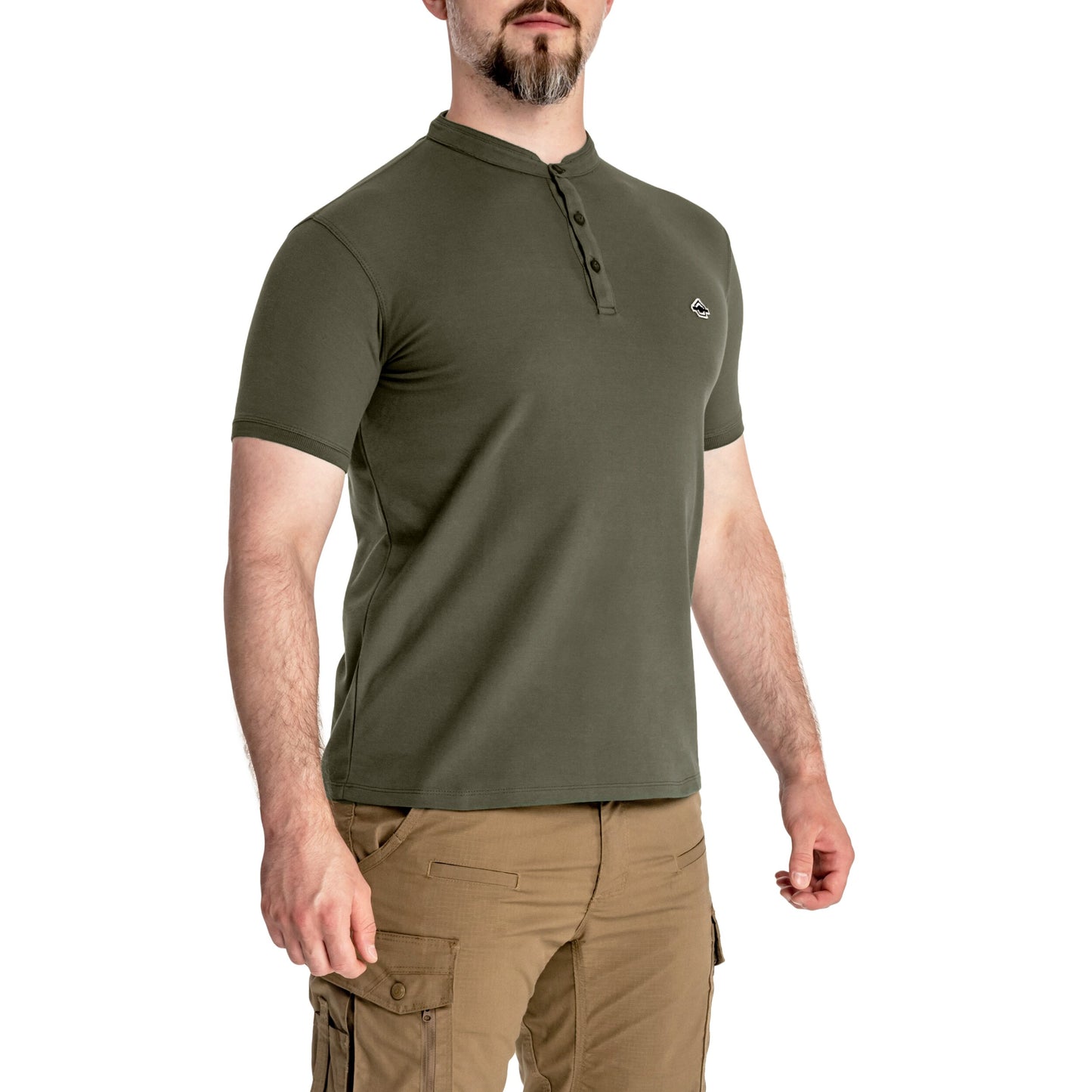 Koszulka T-Shirt Pentagon Levantes Henley - Camo Green
