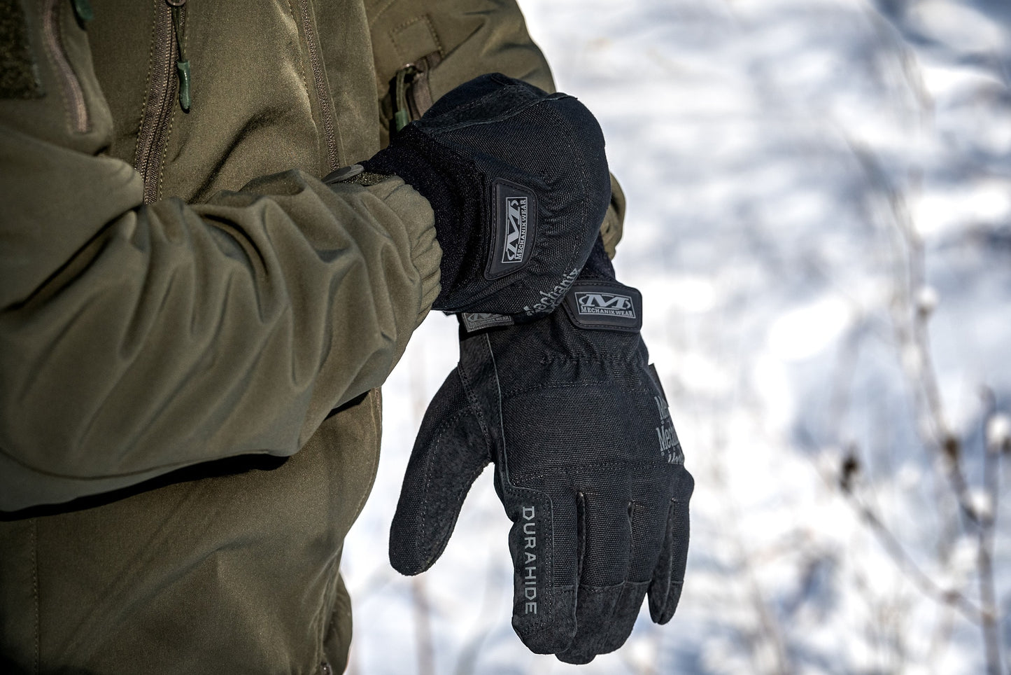 Rękawice taktyczne Mechanix Wear ColdWork Canvas Utility - Black