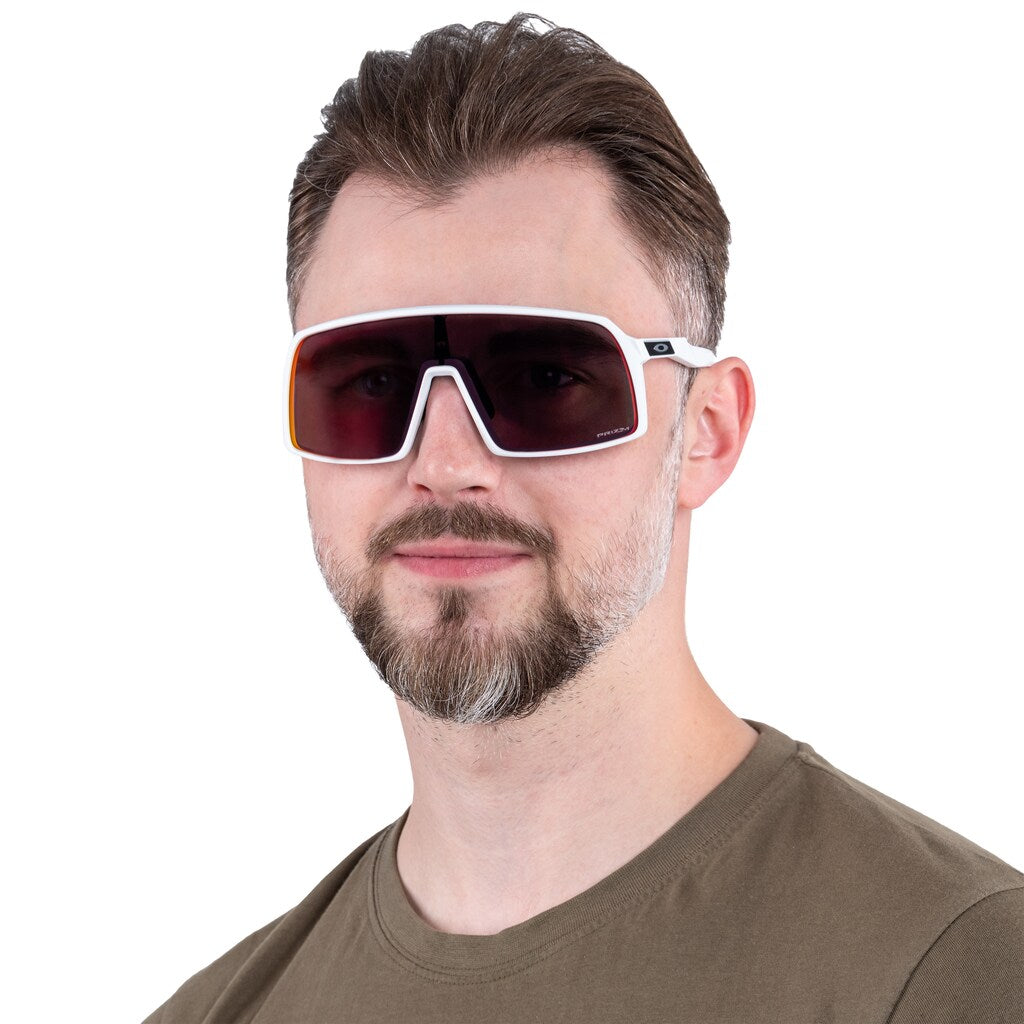 Okulary przeciwsłoneczne Oakley Sutro - Matte White/Prizm Road