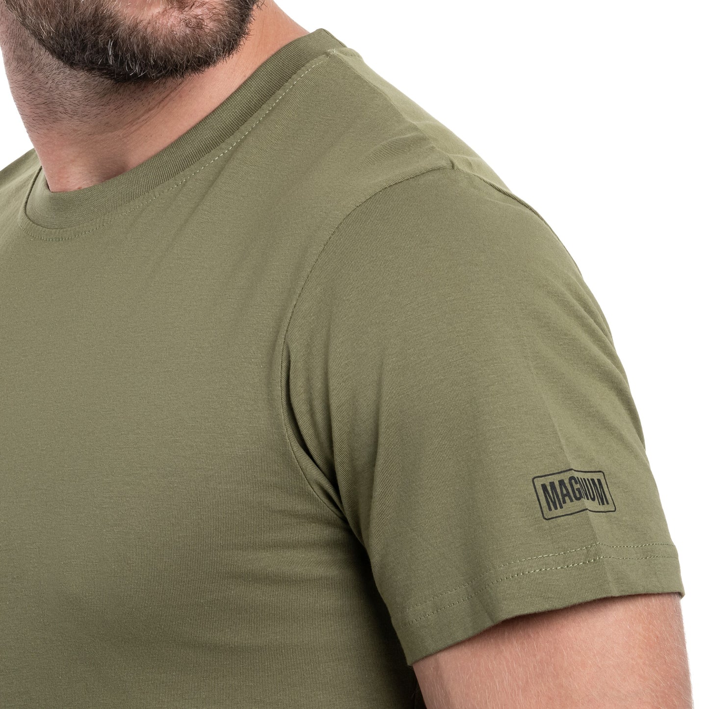 Koszulka T-shirt Magnum Basic 3 szt. - Olive/Forged Iron/Black