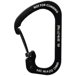 Karabińczyk Nite Ize SlideLock 3 Stainless Steel - Black