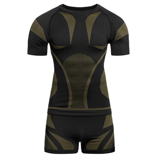 Bielizna termoaktywna Mil-Tec krótka 4-Way Stretch Performance - Black