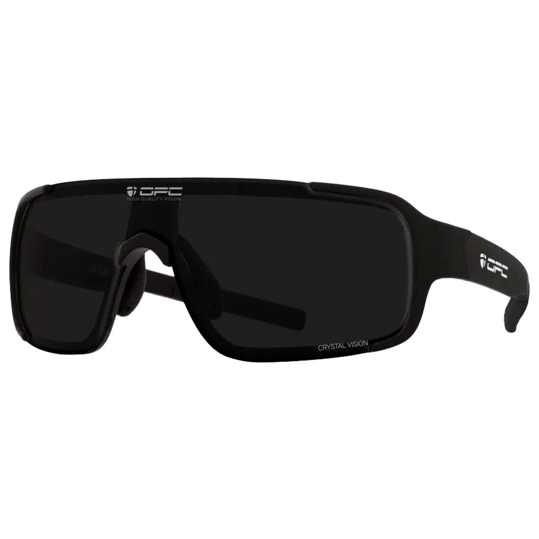 Okulary przeciwsłoneczne OPC All Round Jet I Crystal Vision - Matt Black