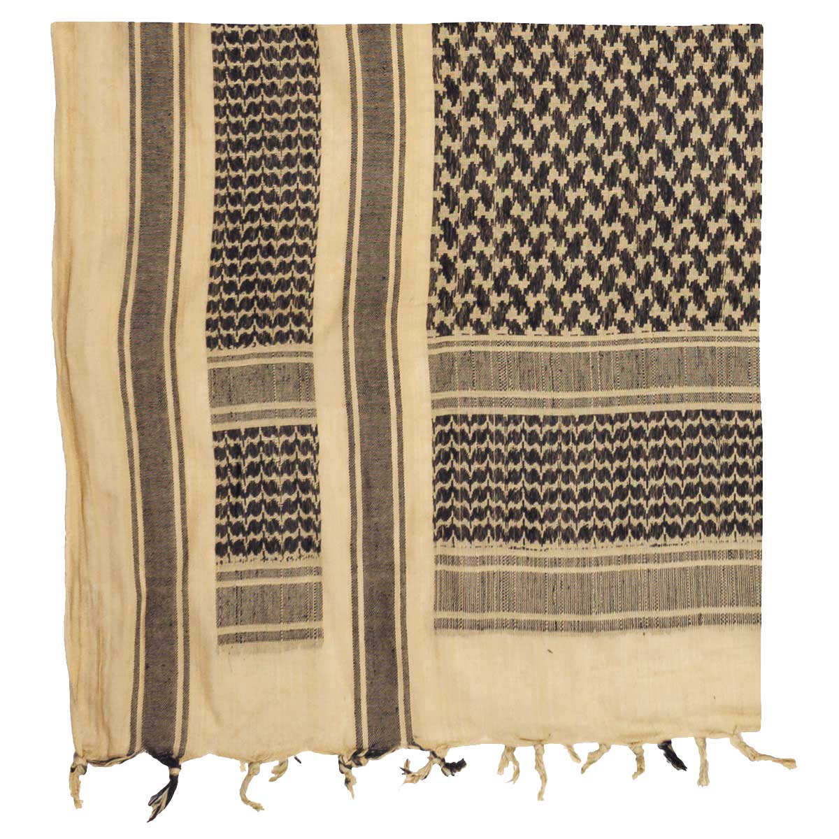 Arafatka chusta ochronna MFH Shemagh - Sand/Black