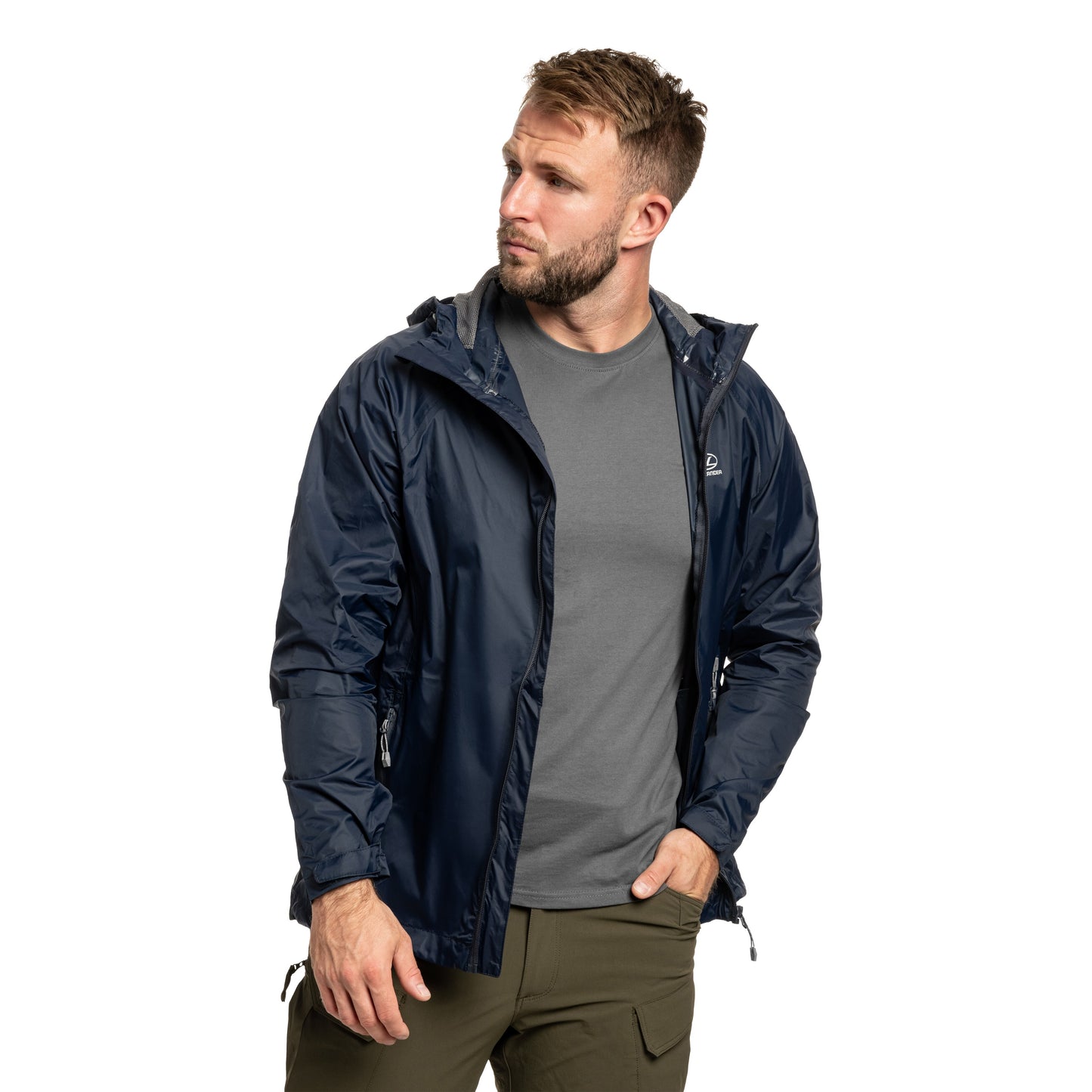 Kurtka Highlander Outdoor Stow & Go Pack Away - Navy Blue