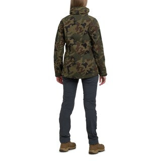 Kurtka damska Helikon Gunfighter Softshell - wz.93 Pantera PL Woodland