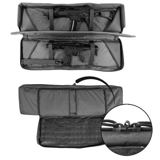 Pokrowiec na broń Mil-Tec podwójny 106 cm - czarny