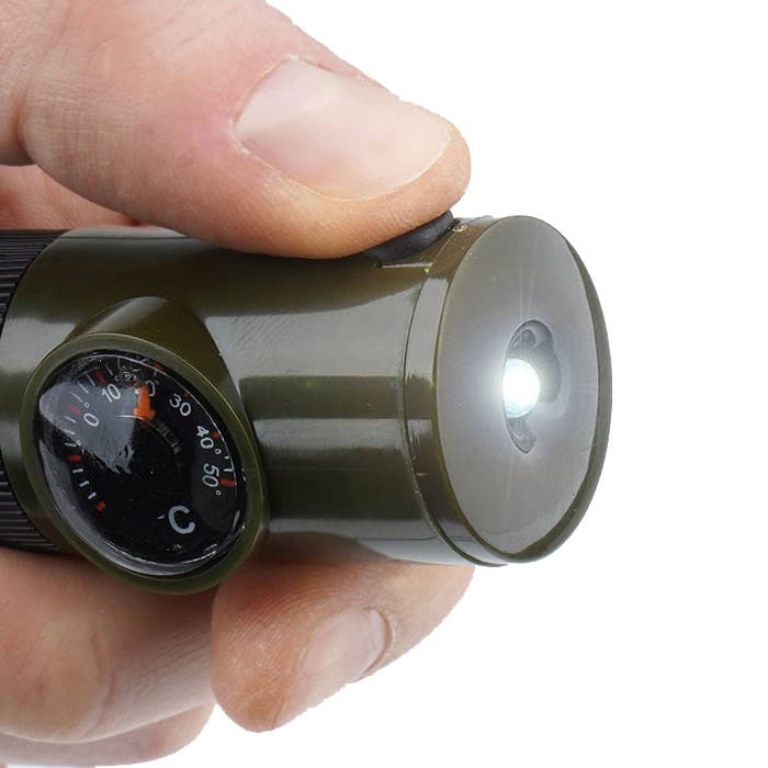 Gwizdek survivalowy Mil-Tec 6w1 - Olive