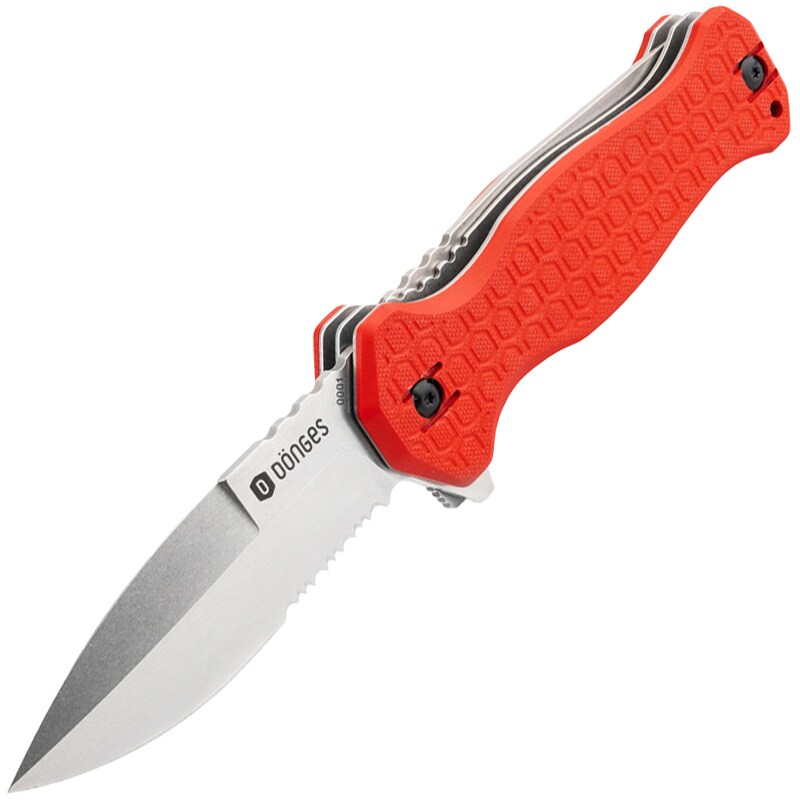 Nóż ratowniczy składany Dönges Expert Fire - Red