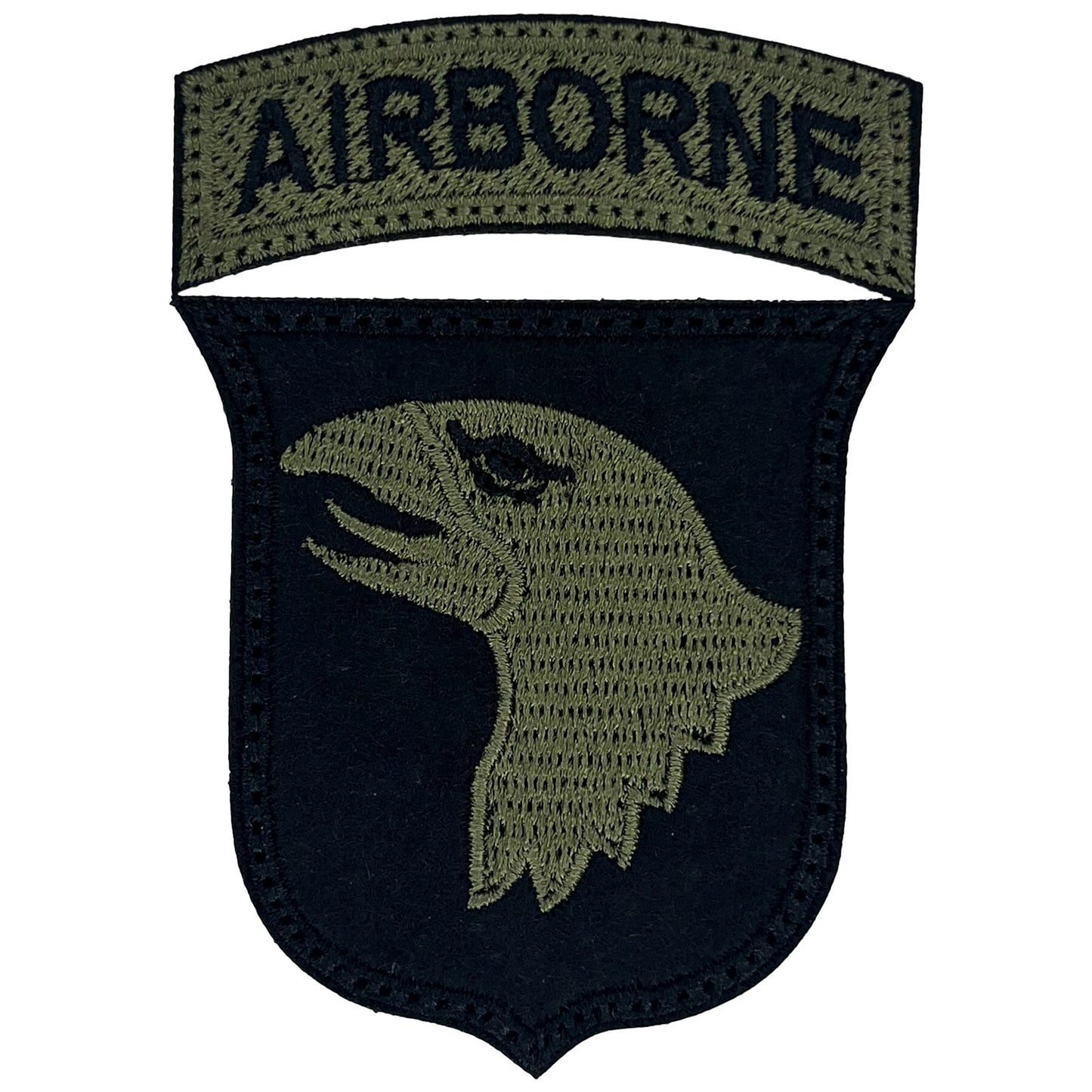 Naszywka AirBorne 90 x 60 mm - Green