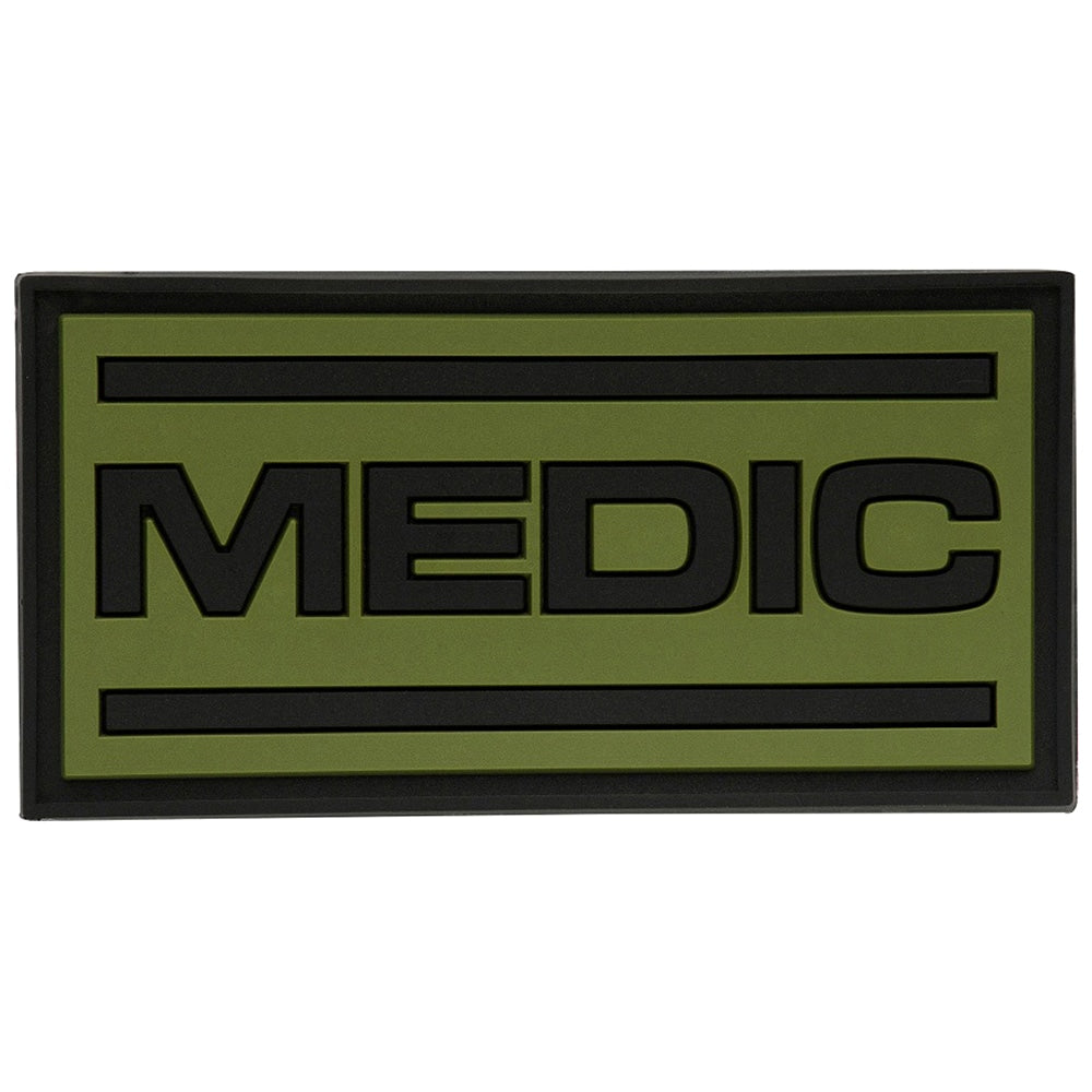 Naszywka medyczna M-Tac Medic PVC - Black/Olive
