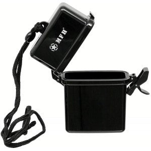 Pojemnik transportowy MFH Waterproof ze smyczą - Black