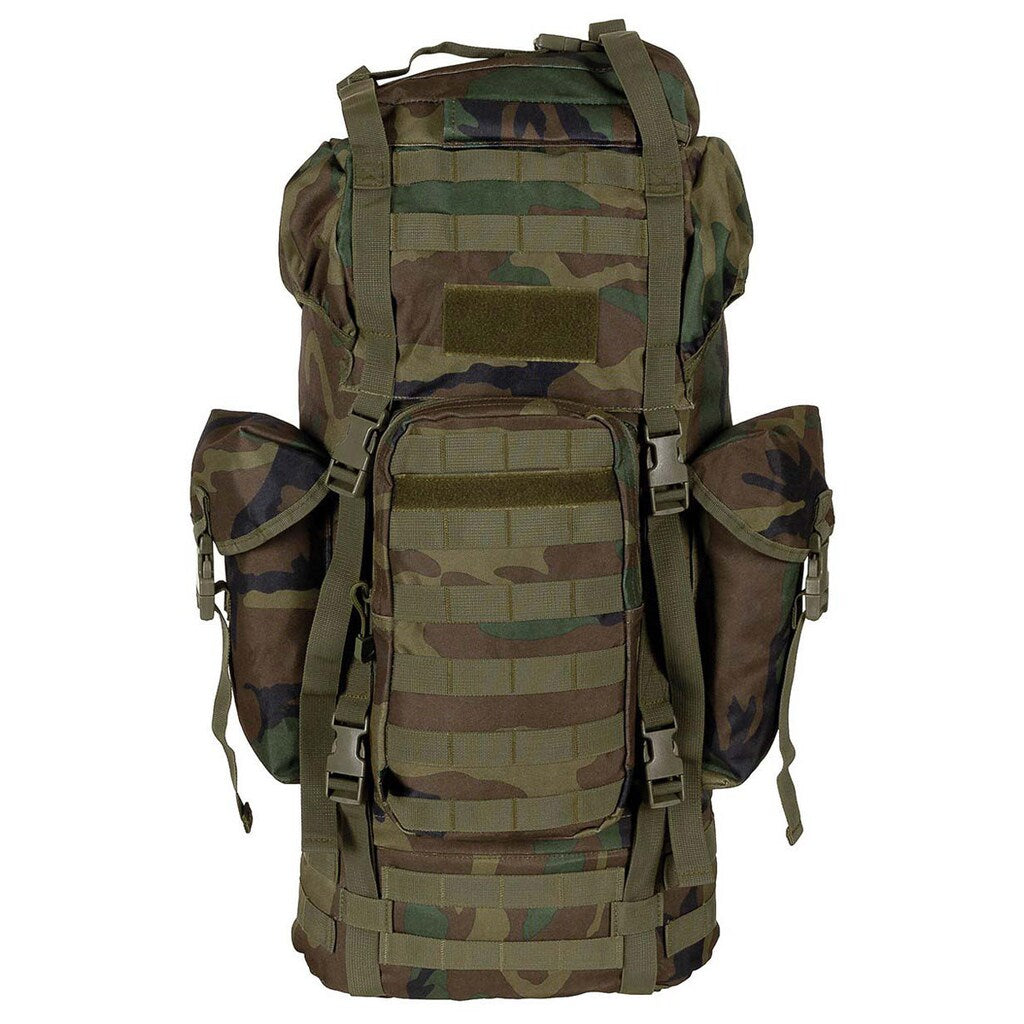 Plecak MFH BW Combat MOLLE 65 l - Woodland