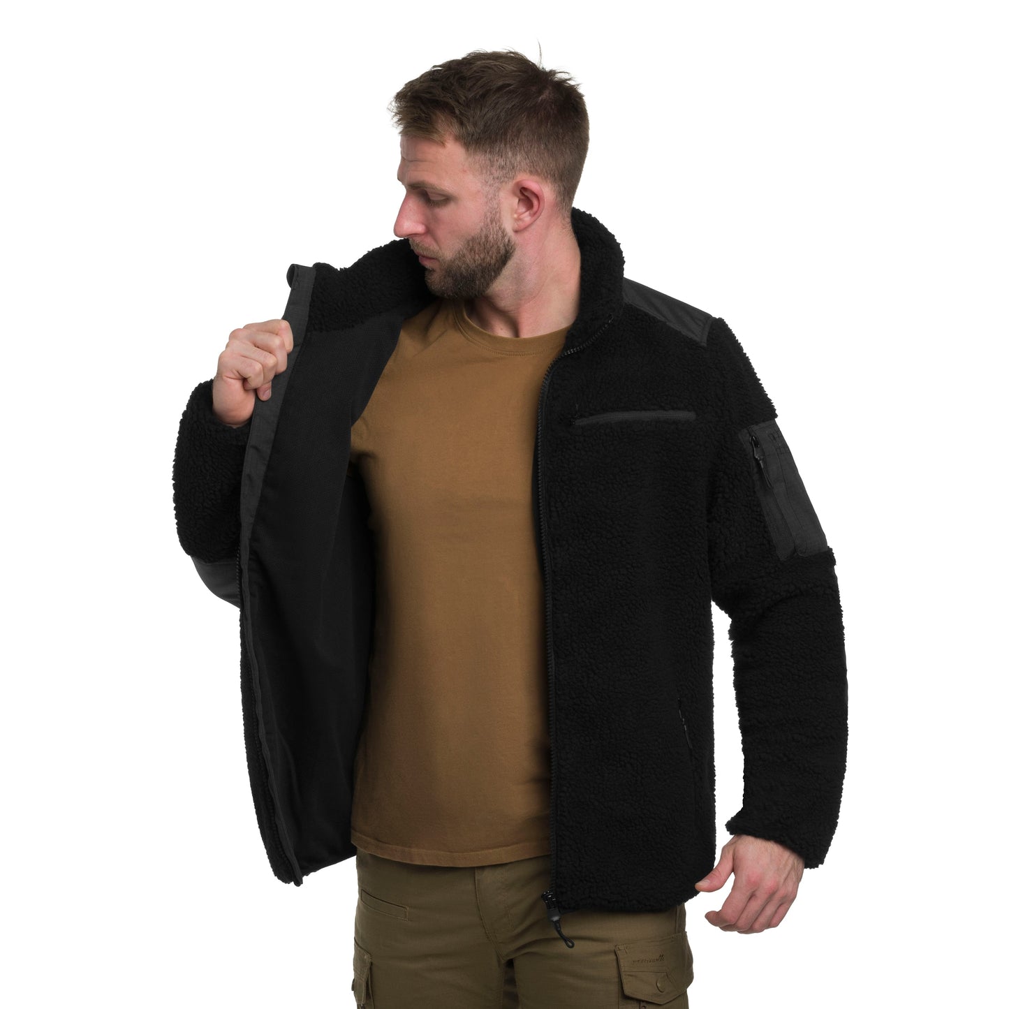 Polar Military Wear Tactical Teddyfleece - Black