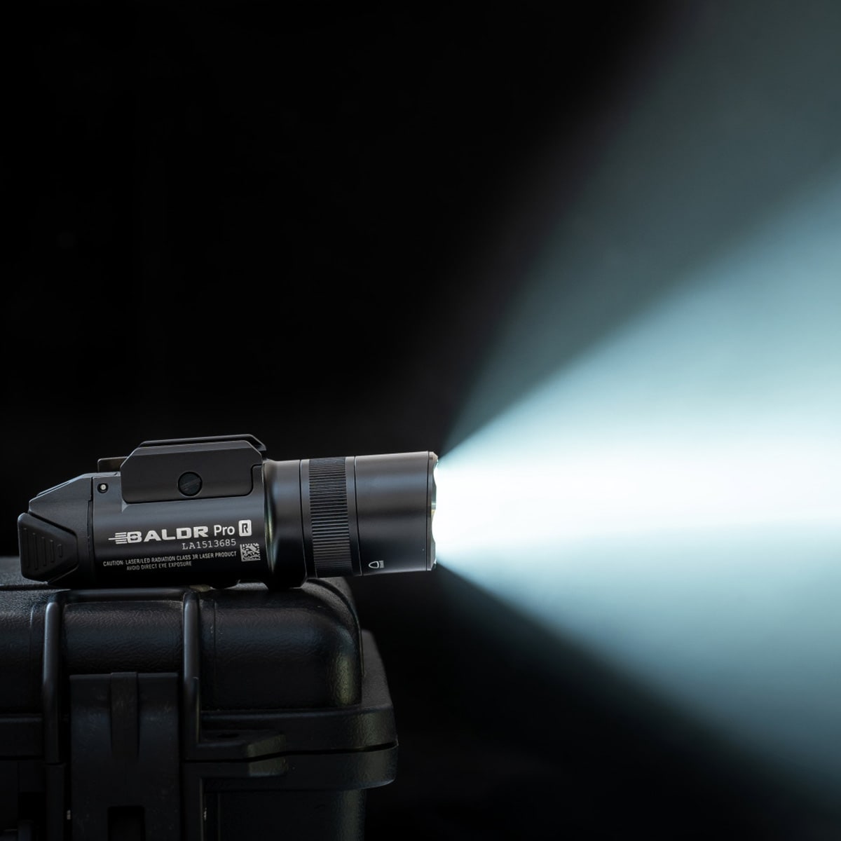 Latarka na broń z celownikiem laserowym Olight BALDR Pro R - 1350 lumenów, Green Laser