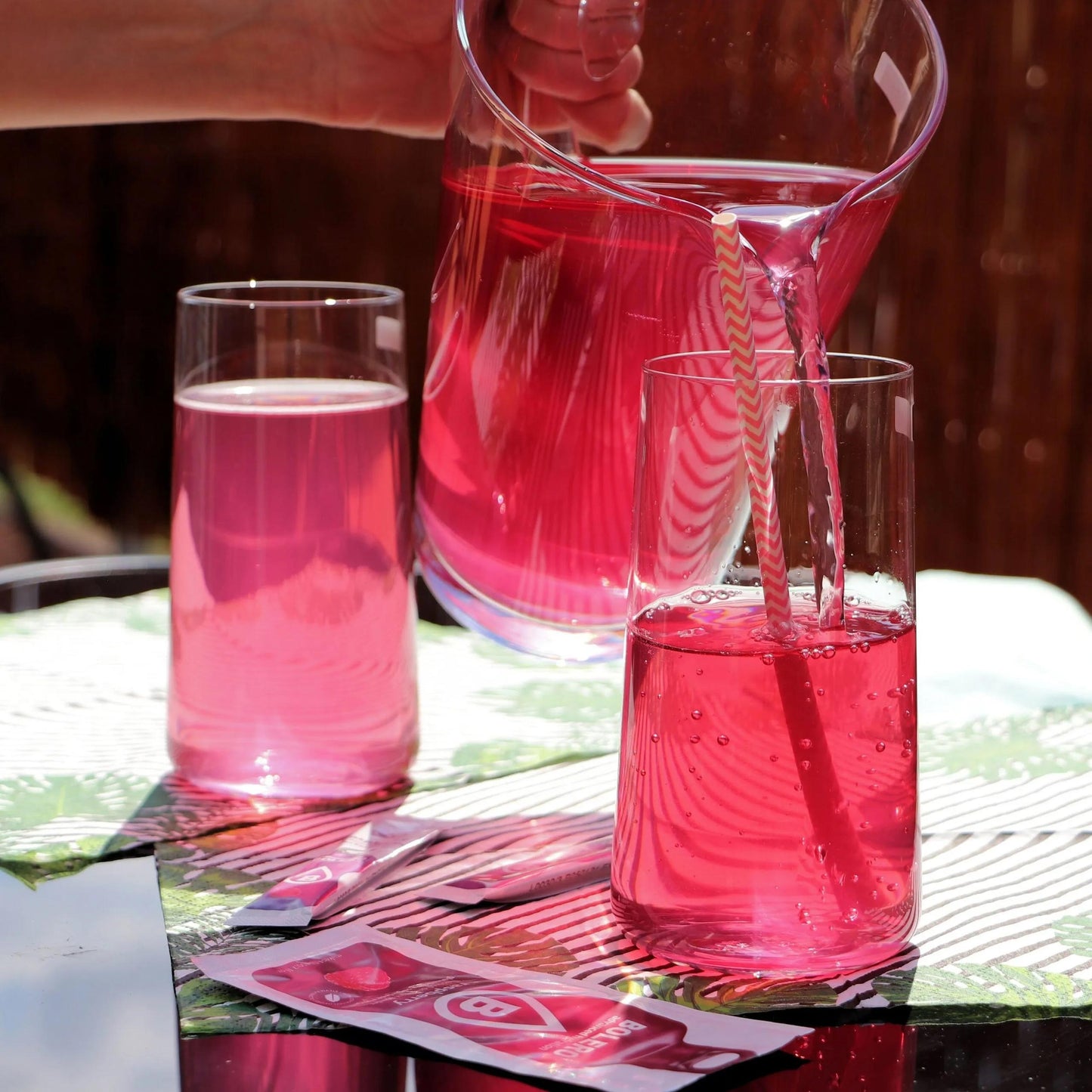 Napój w proszku Bolero Raspberry ze stewią 9 g - 12 szt.