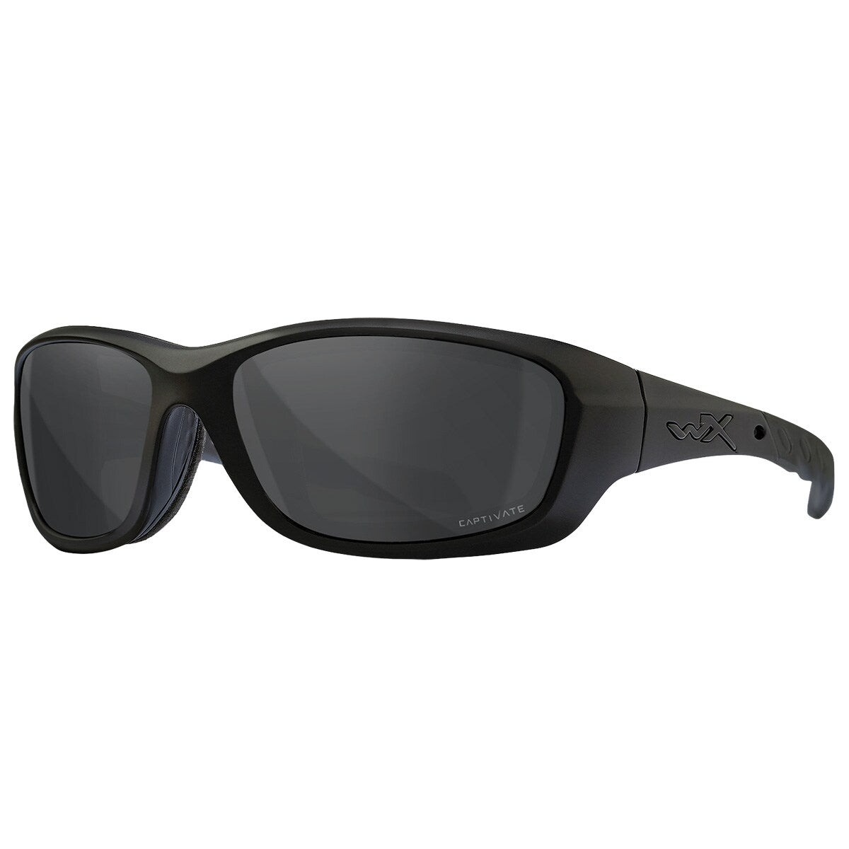 Okulary taktyczne Wiley X Gravity - Captivate Polarized Grey/Matte Black